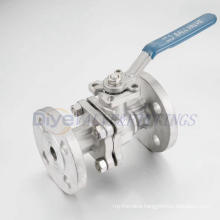 2PC DIN Stainless Steel Flange Ball Valve ISO5211